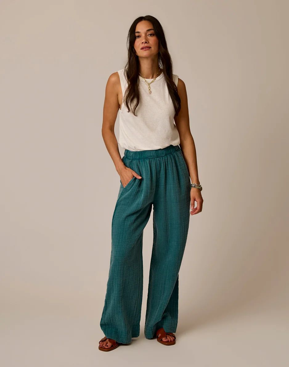 Nico Gauze Pant: Nightdive Acid Wash - Image 6