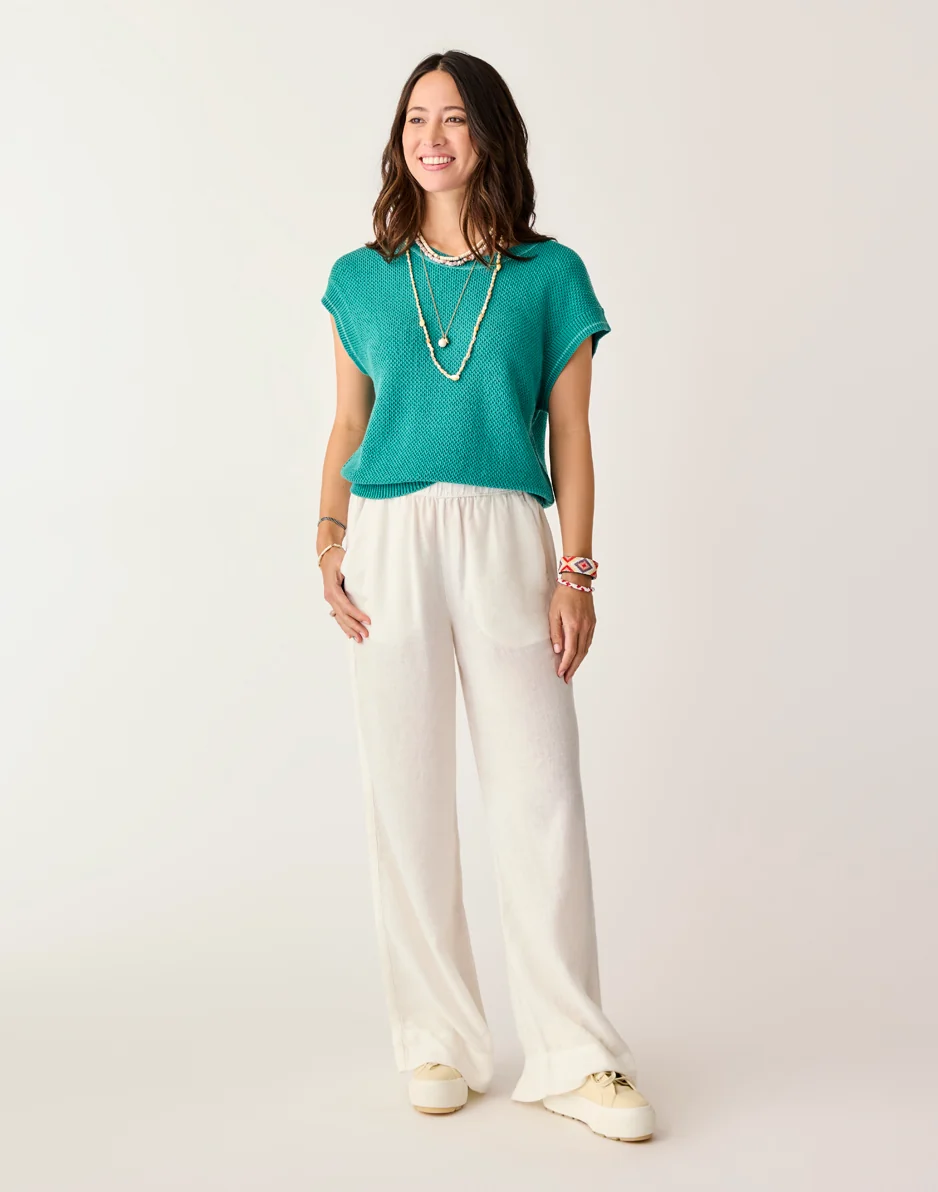 Nico Linen Pant: Cloud Chambray - FINAL SALE - Image 5