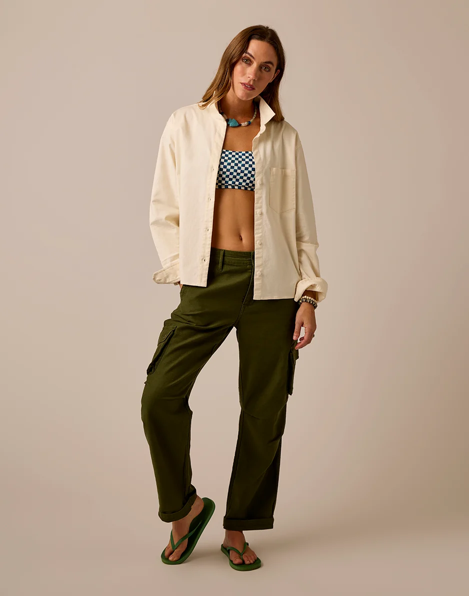 Nina Cargo Pant: Fir - Image 2