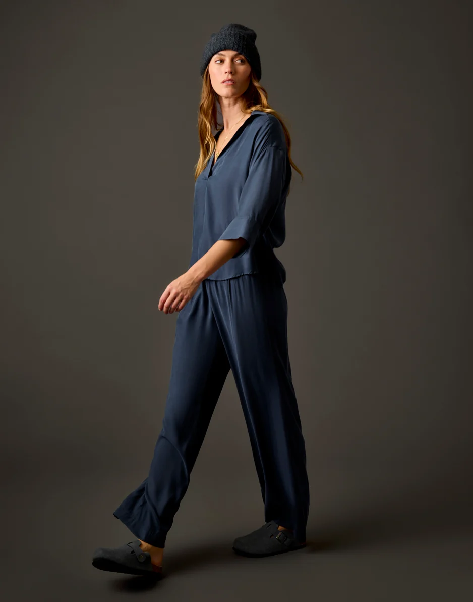 Nova Kindsilk Top: Washed Charcoal - Image 6