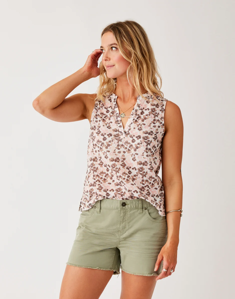 Oahu 4" Twill Short: Olive - Image 4