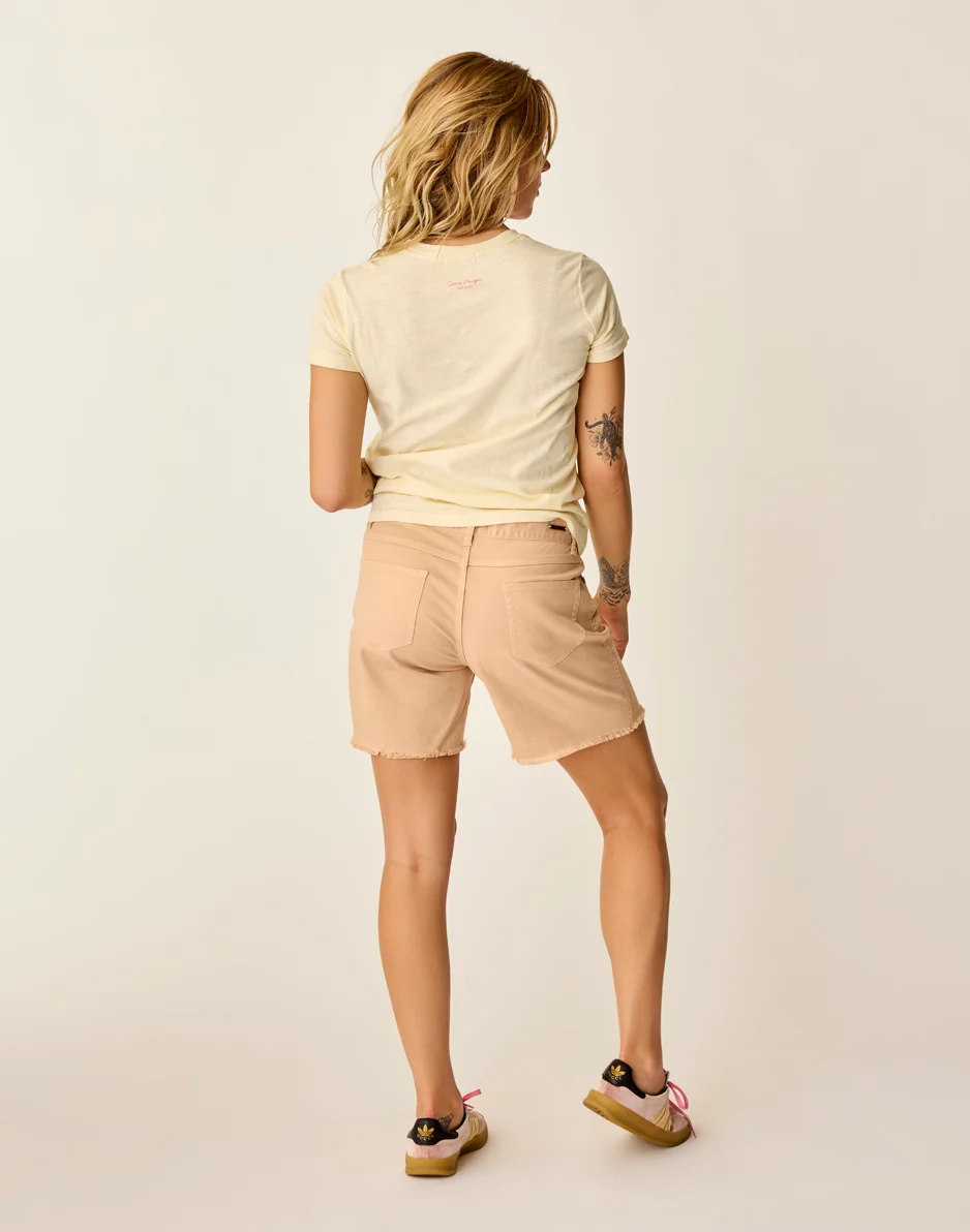 Oahu 6" Twill Short: Biscuit - Image 3