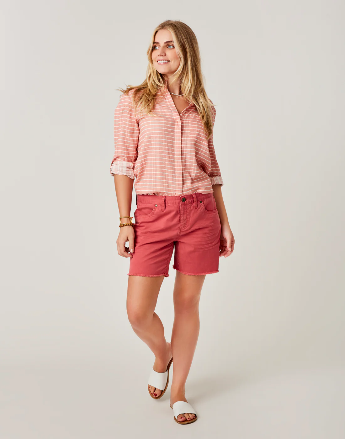 Oahu 6" Twill Short: Light Red - FINAL SALE