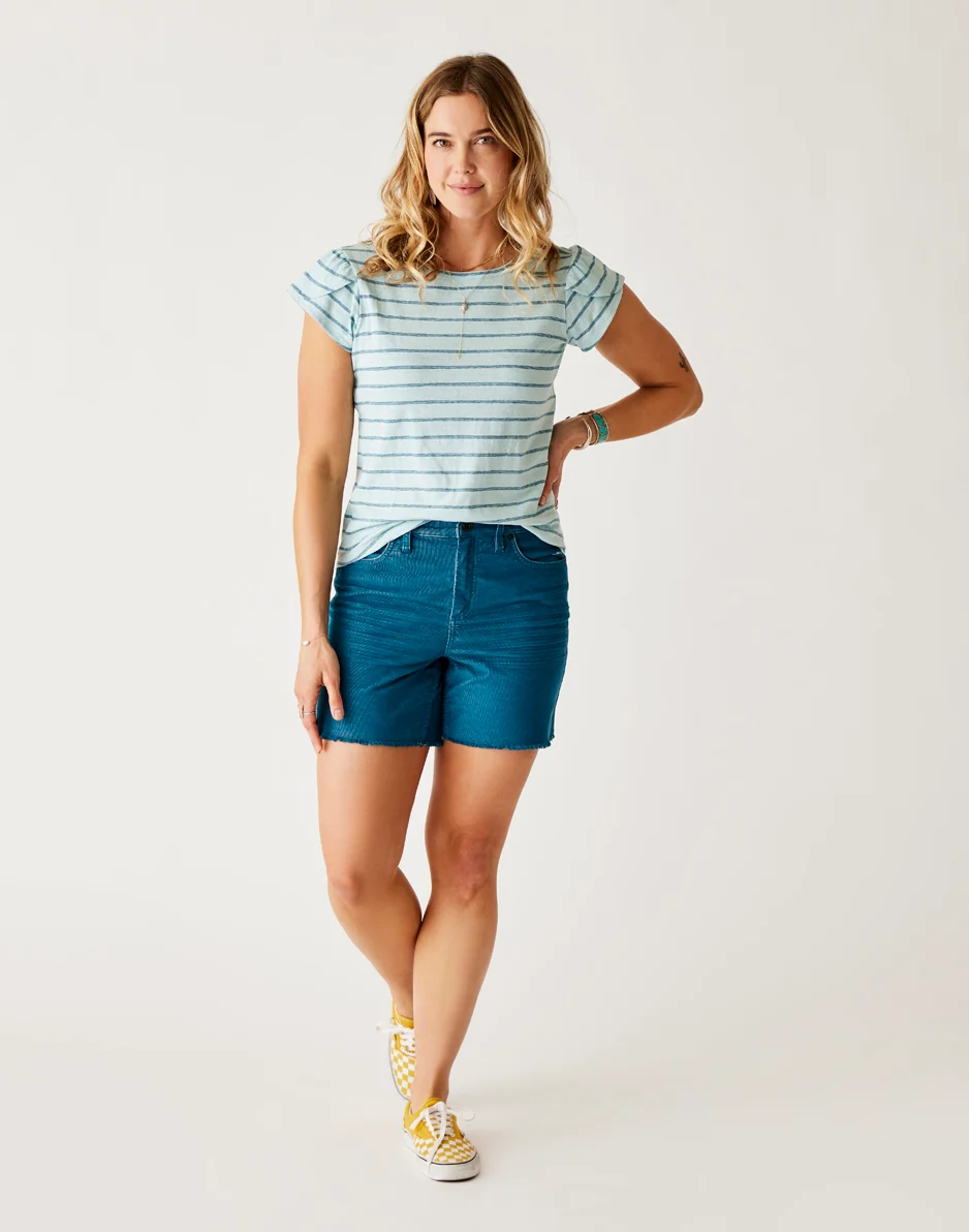 Oahu Hi Rise 6" Short: Azul - FINAL SALE