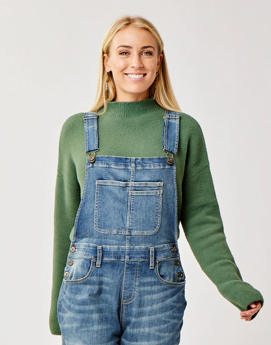Olivia Plush Sweater: Cilantro - Image 2