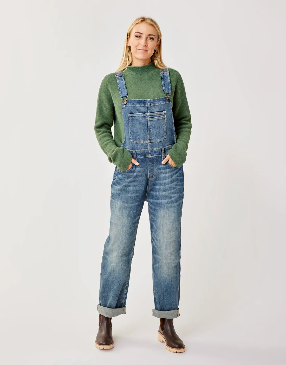 Olivia Plush Sweater: Cilantro - Image 3