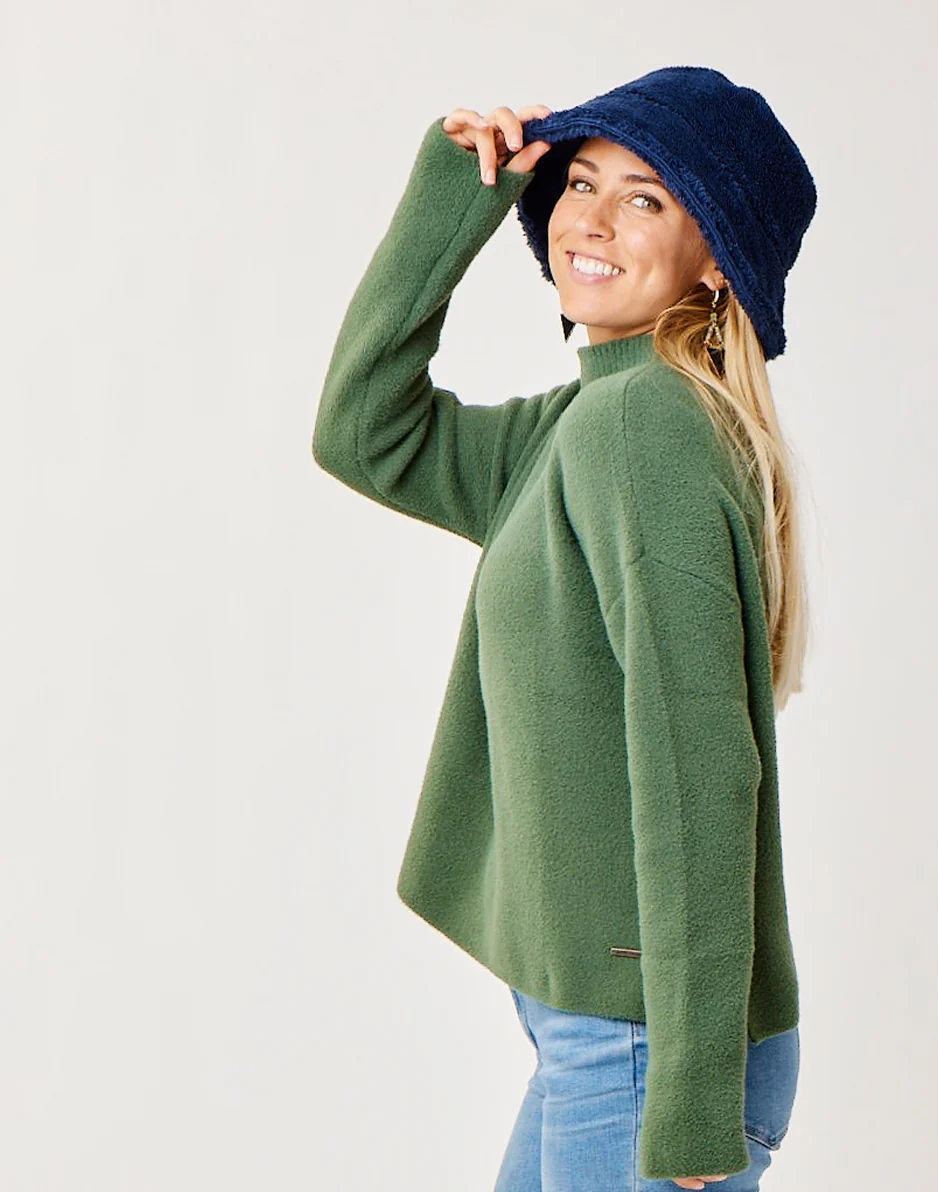 Olivia Plush Sweater: Cilantro - Image 4