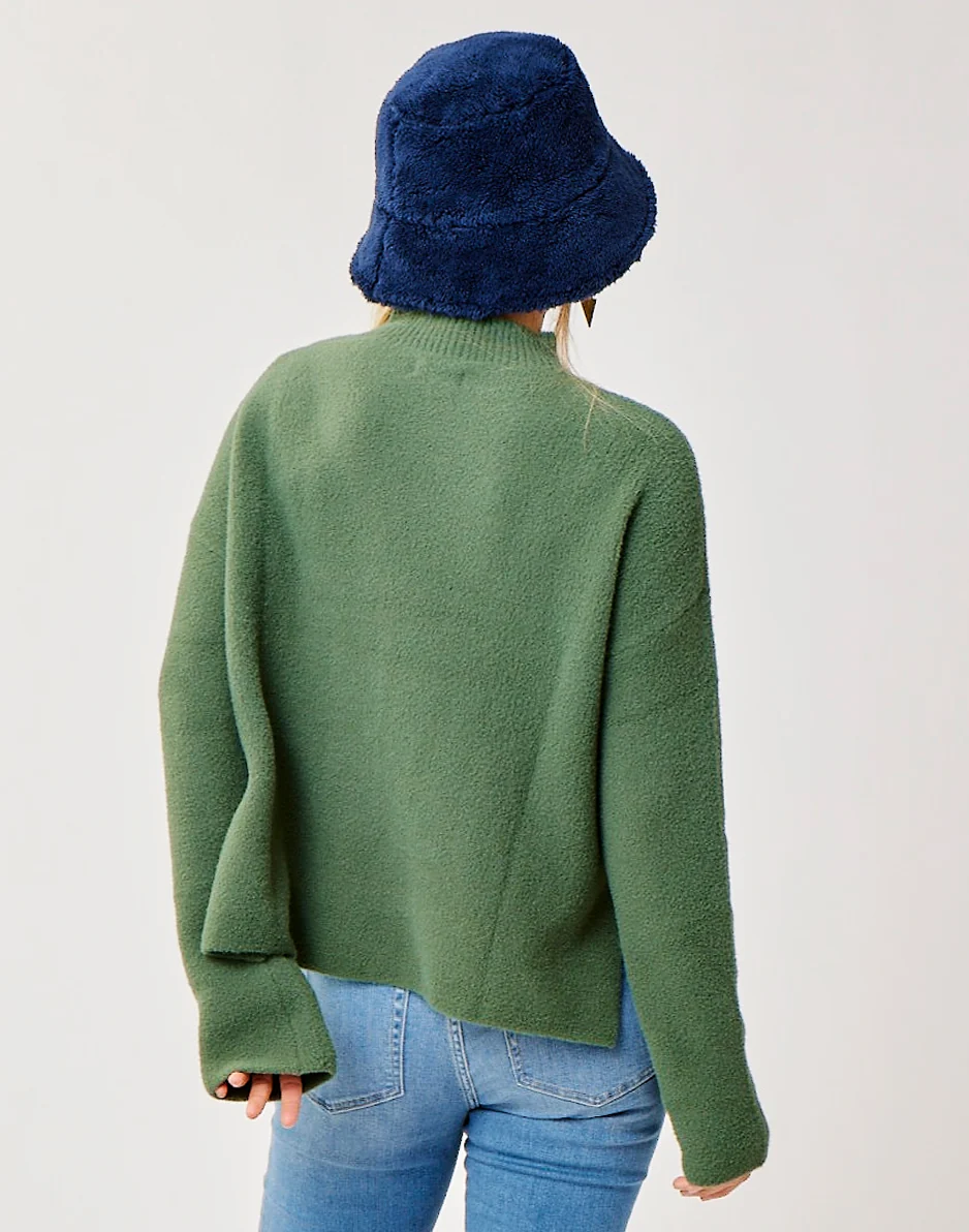 Olivia Plush Sweater: Cilantro - Image 5