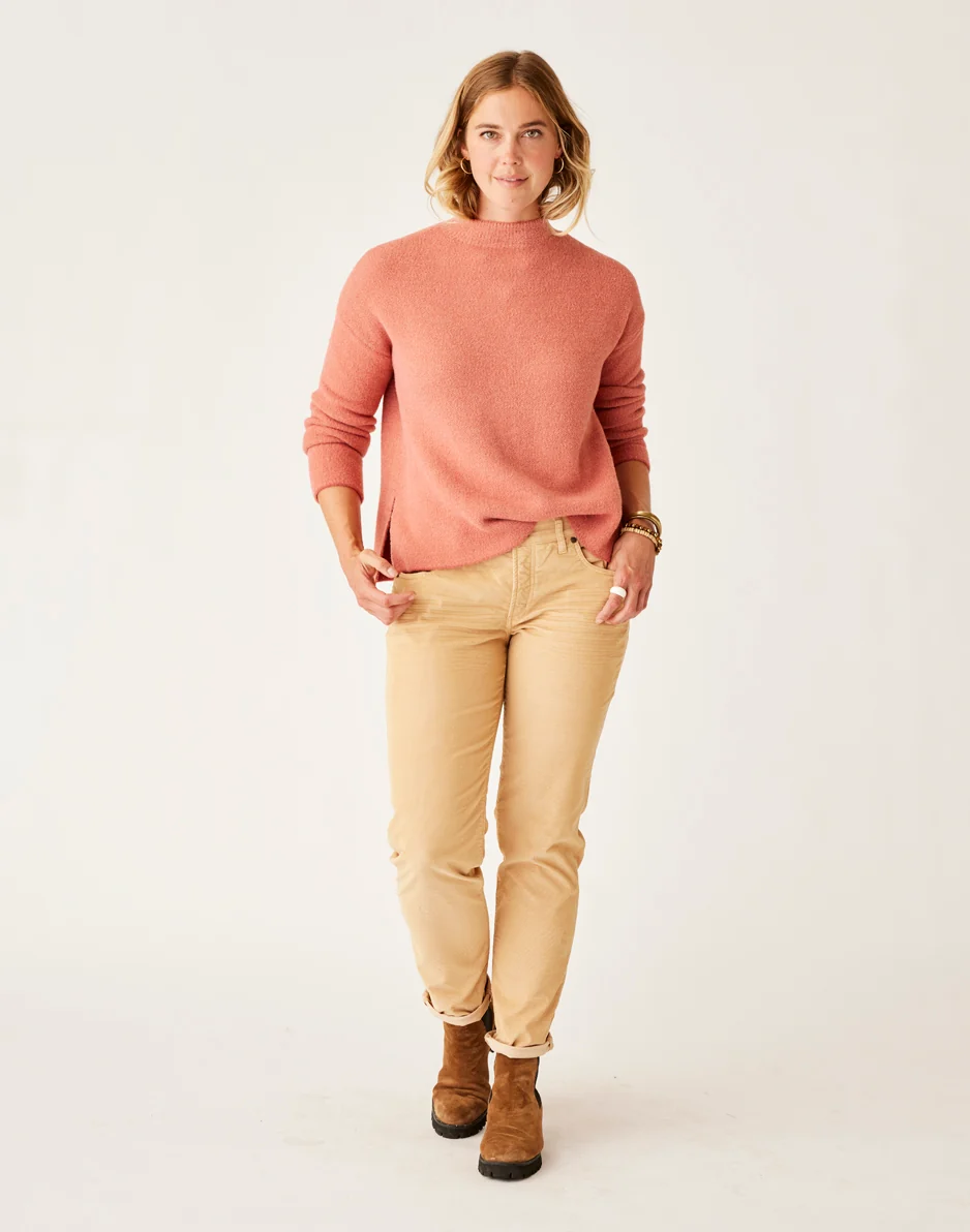 Olivia Plush Sweater: Henna Heather - FINAL SALE - Image 3