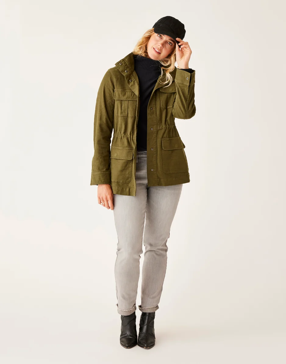 Opal Utility Jacket: Fir - FINAL SALE