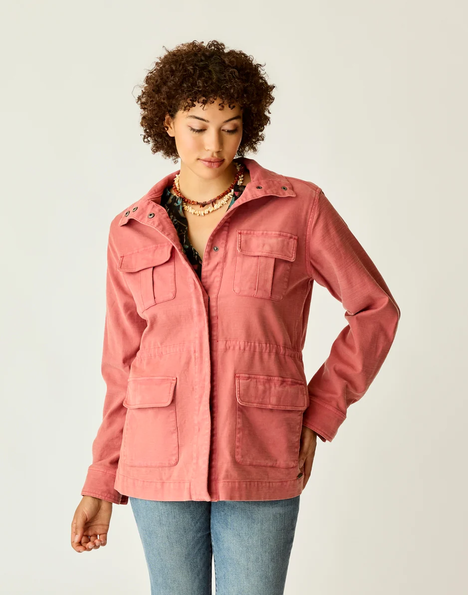 Opal Utility Jacket: Henna - FINAL SALE - Image 2