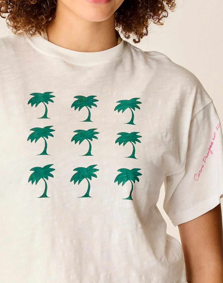 Parker Graphic Tee: Cloud Grid - FINAL SALE - Image 3