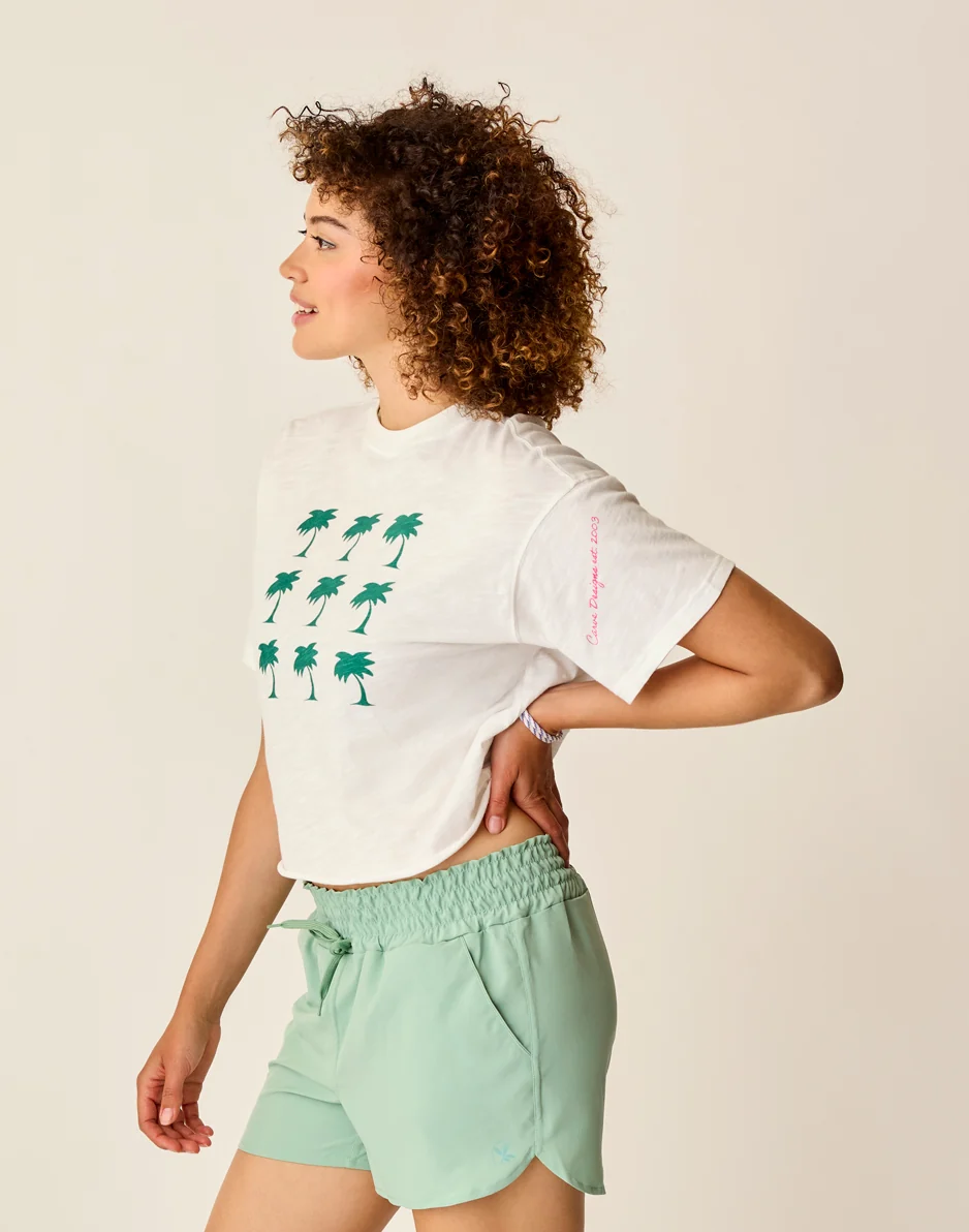 Parker Graphic Tee: Cloud Grid - FINAL SALE - Image 4