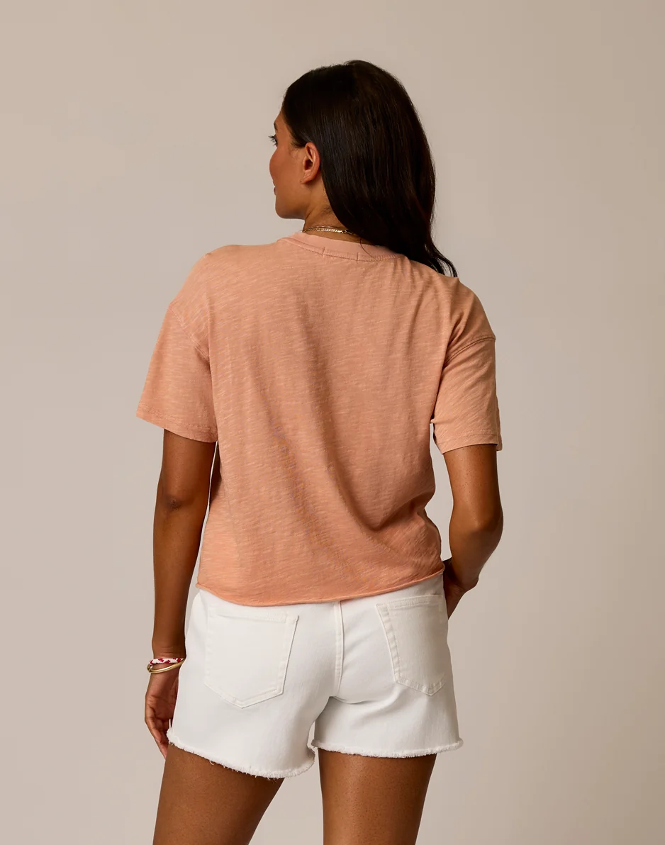 Parker Graphic Tee: Crema Celestial - Image 4