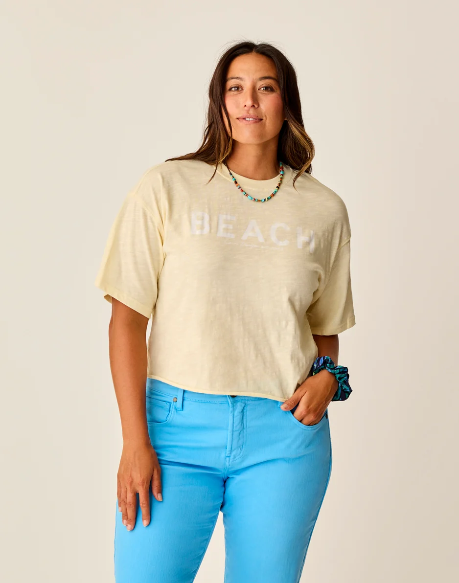 Parker Graphic Tee: Dogwood Beach - FINAL SALE - Image 6