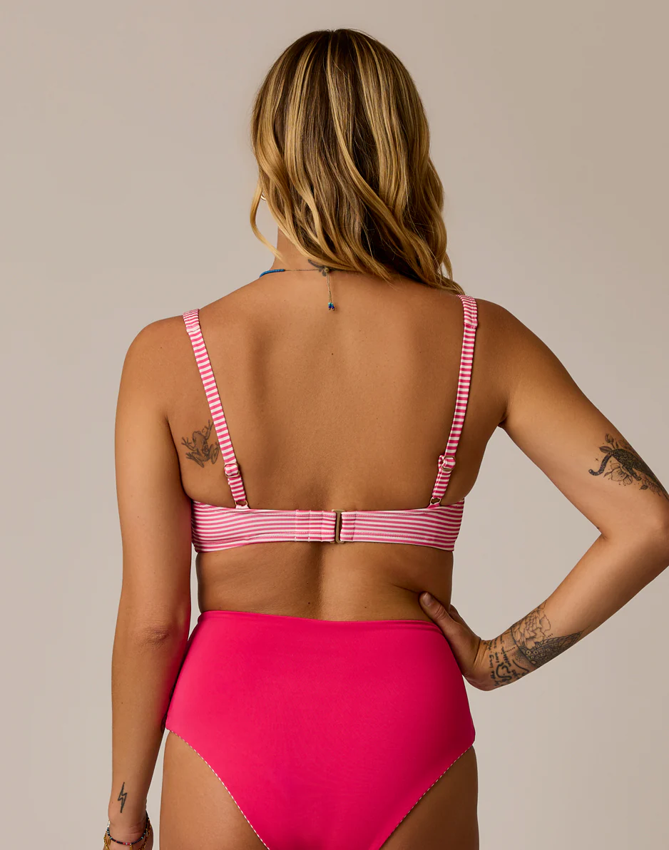 Penelope Top: Melon Stripe - Image 2