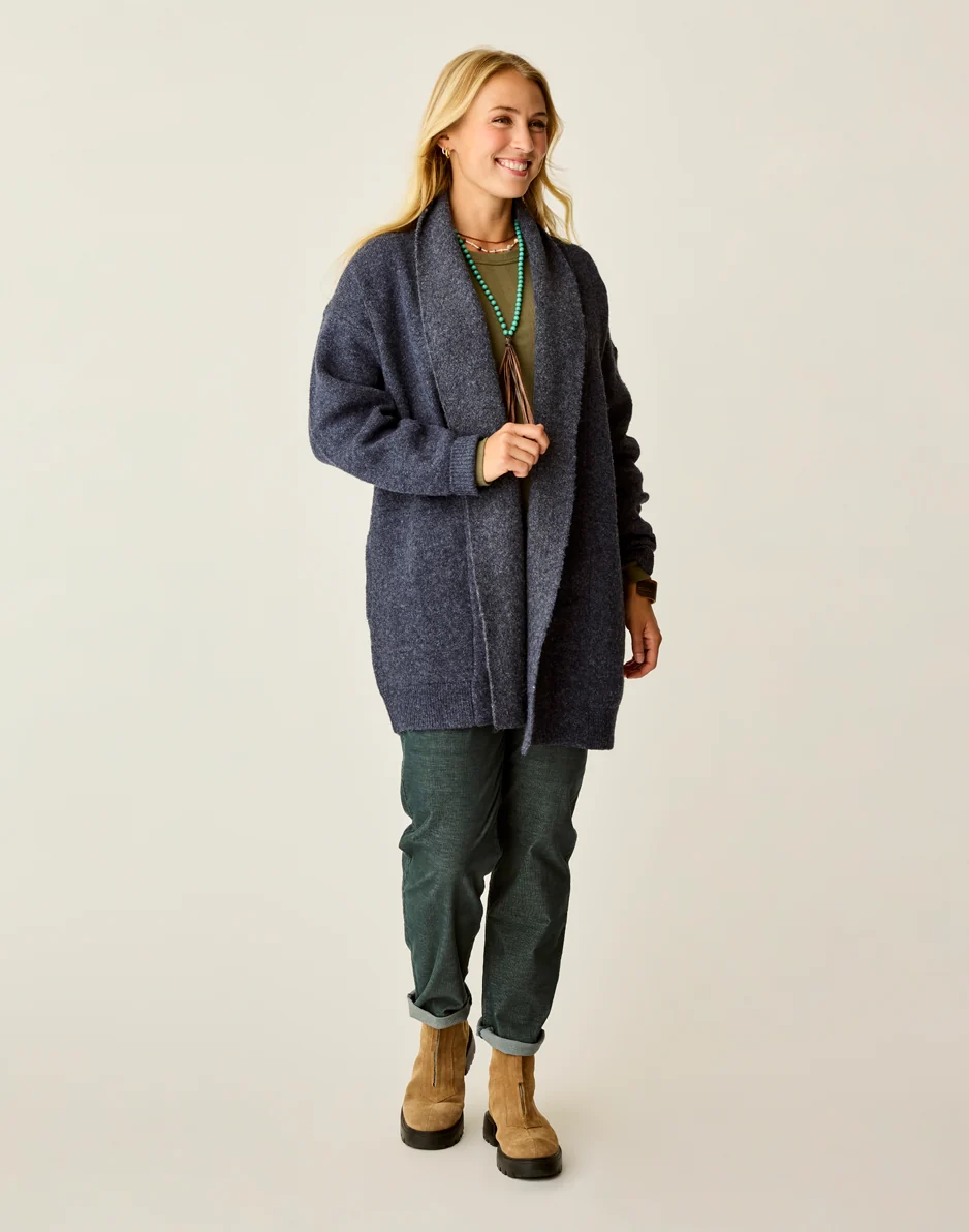 Priya Topper: Navy Heather - Image 4