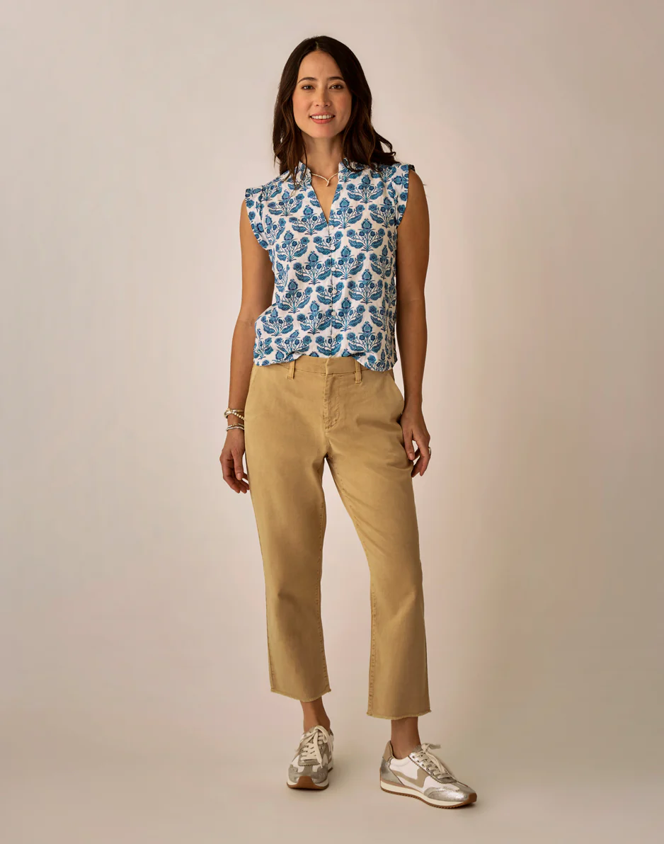 Reagan Top: Folk Floral - Image 2