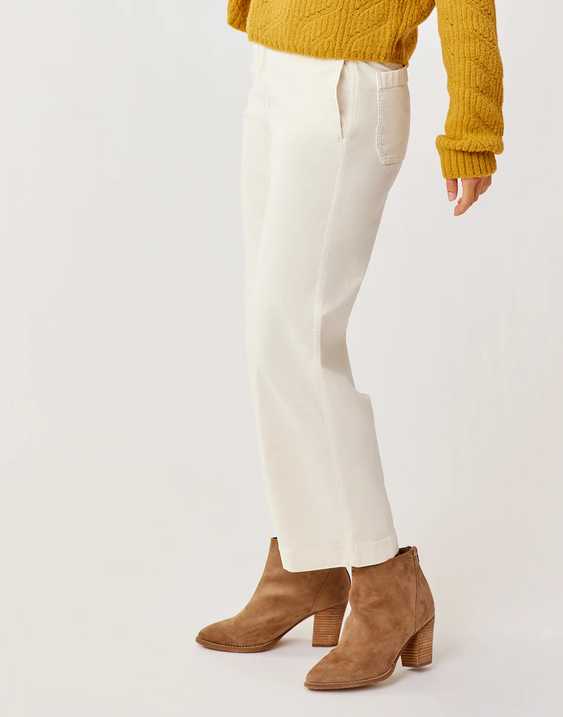 Rex Wide Leg: Birch - FINAL SALE - Image 3