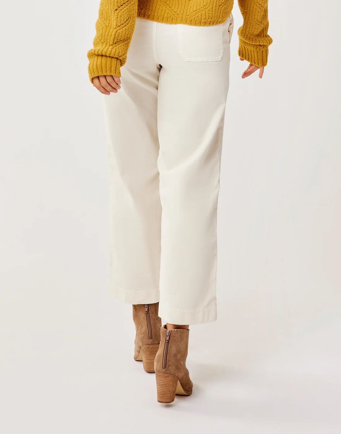 Rex Wide Leg: Birch - FINAL SALE - Image 4