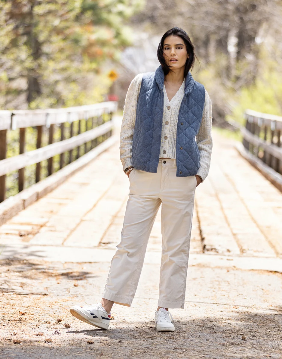 Rex Wide Leg: Birch - FINAL SALE - Image 5