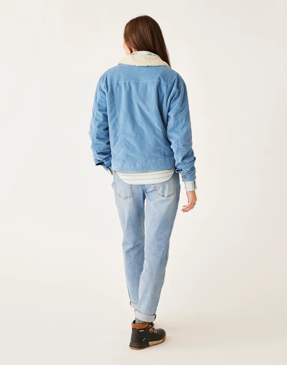 Rhea Buttercord Jacket: Storm - FINAL SALE - Image 6