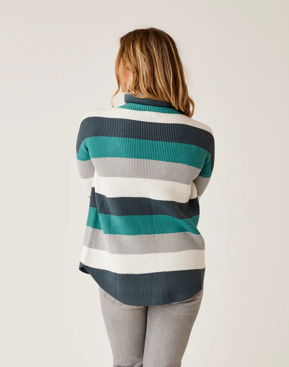 Rockvale Sweater: Wave Rugby Stripe - Image 3