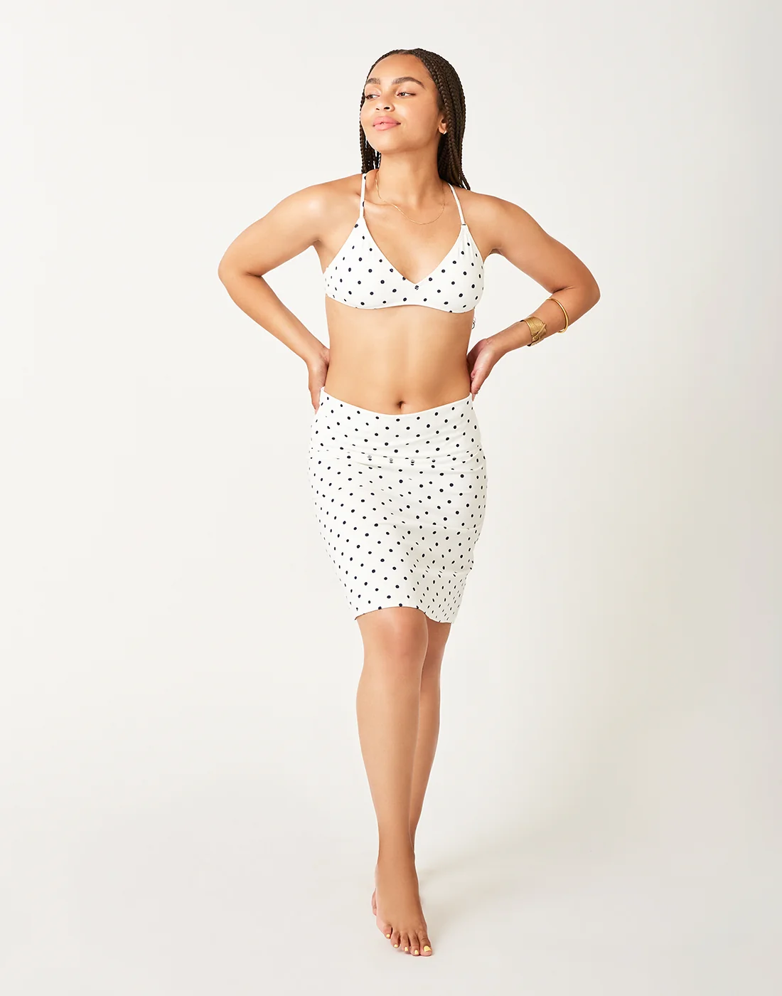 Rowan Skirt: Cloud Polka Dot - FINAL SALE - Image 2