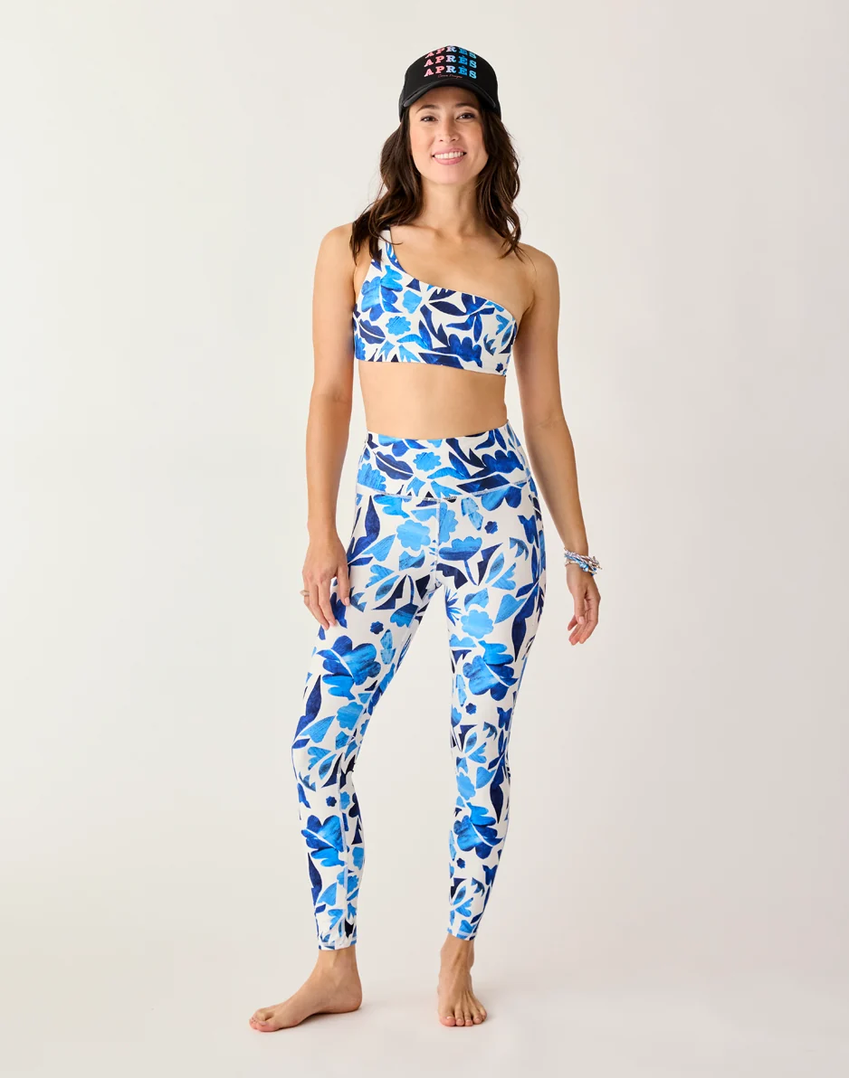 Saluda Compression Tight: Cloud Mezcal - FINAL SALE