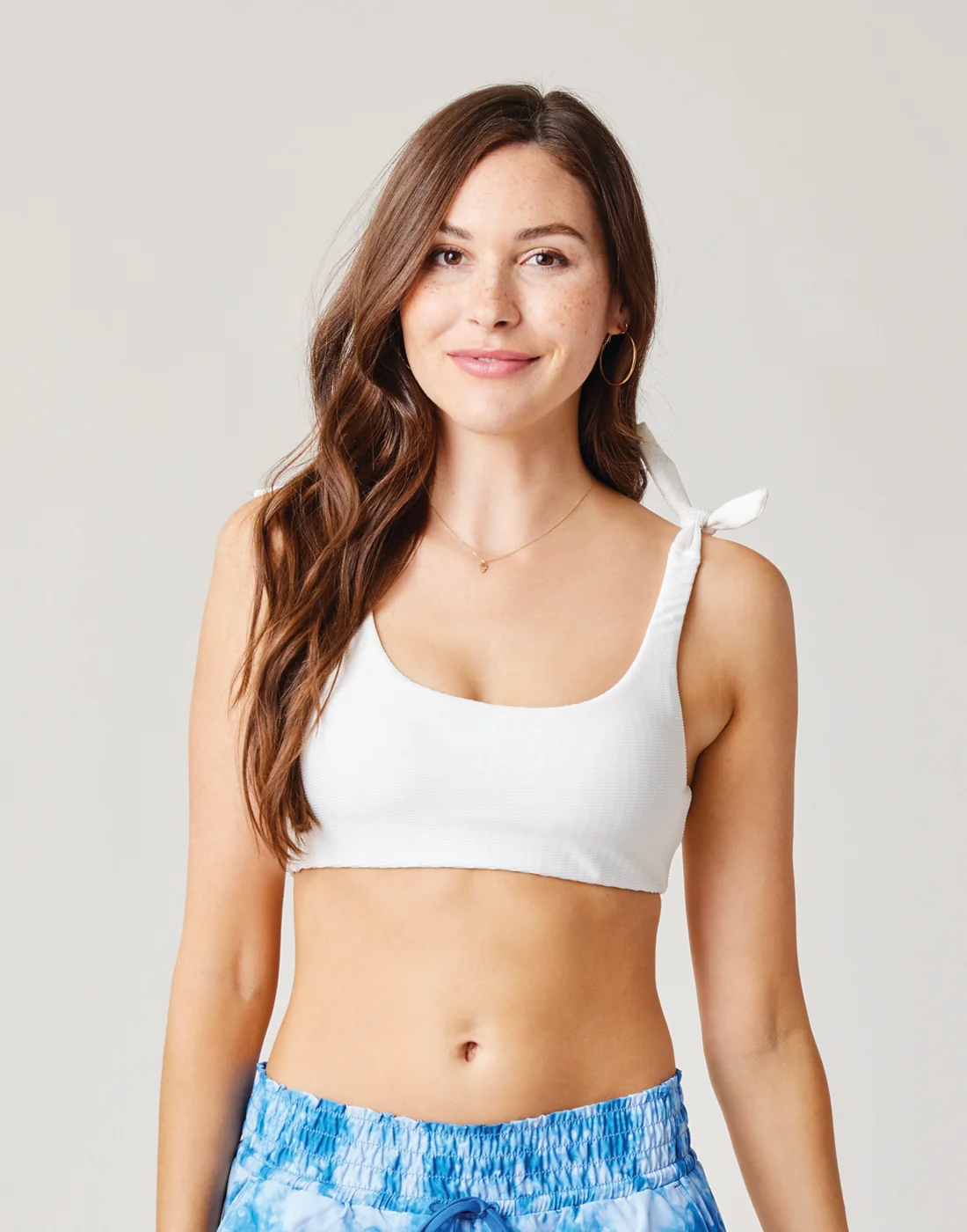 Sandhaven Top: Cloud Texture - FINAL SALE