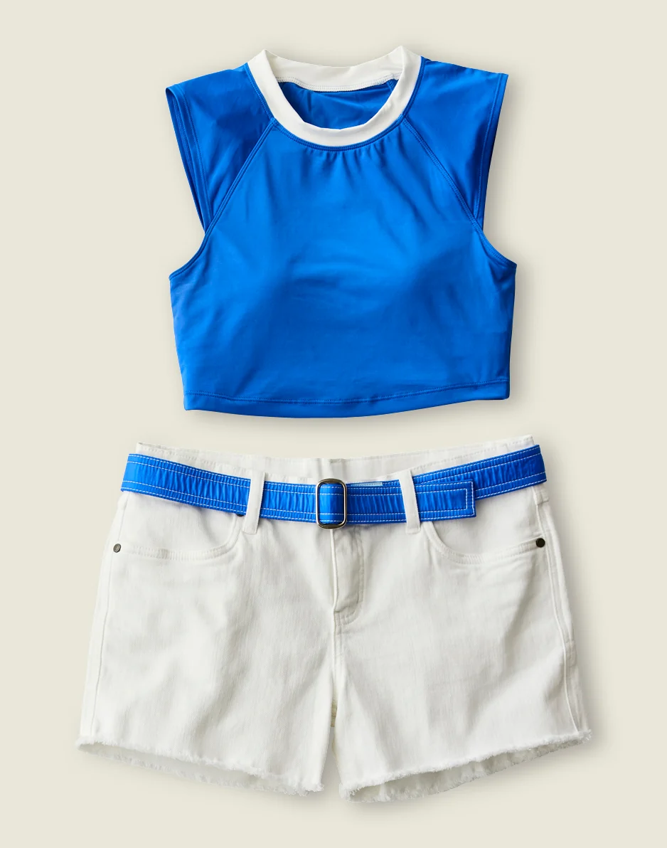 Shoreline Top: Billie Blue - FINAL SALE - Image 5