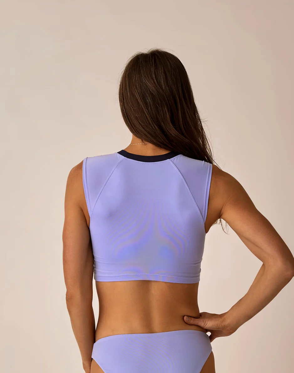 Shoreline Top: Peri w. Navy - Image 4