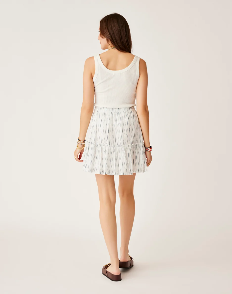 Sienna Skirt: Azul Ikat - FINAL SALE - Image 3