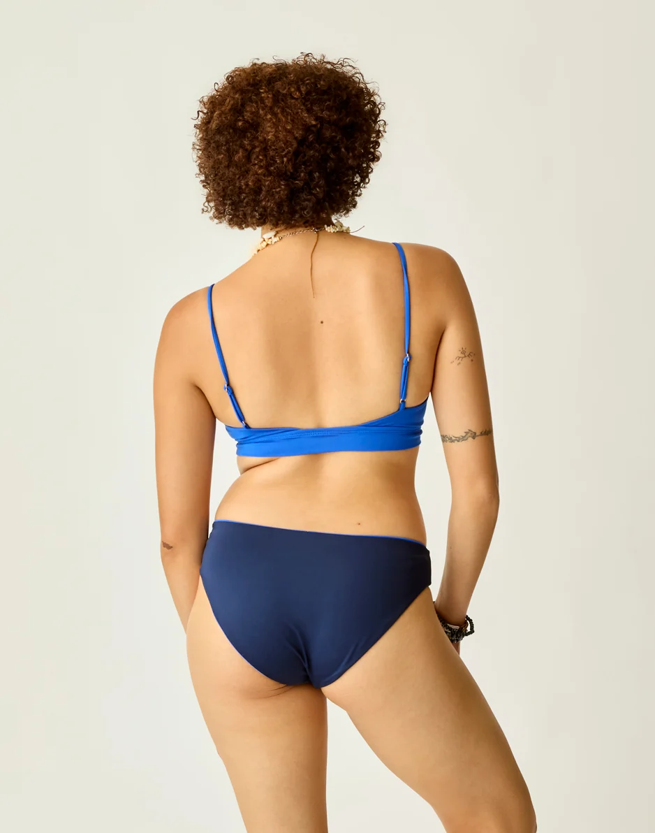 St. Barth Reversible Bottom: Billie Blue/Navy - FINAL SALE - Image 5