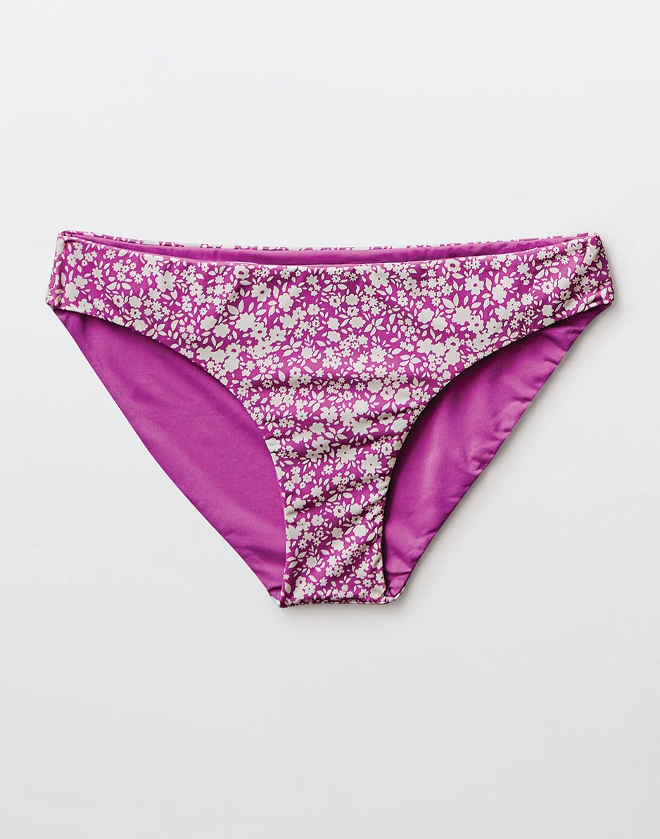 St. Barth Reversible Bottom: Fleur/Violet - Image 6