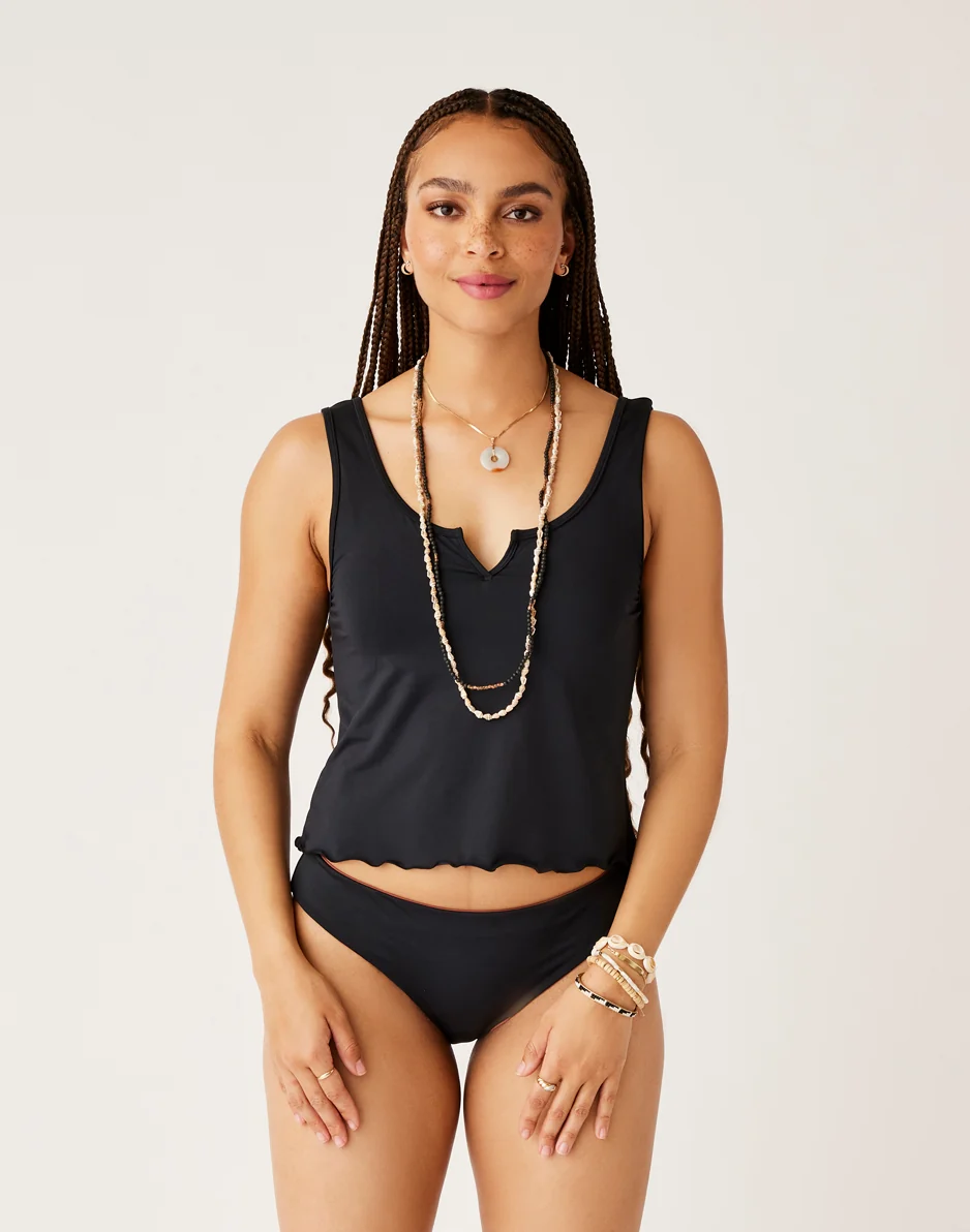 St. Barth Reversible Bottom: Penny/Black - FINAL SALE - Image 3