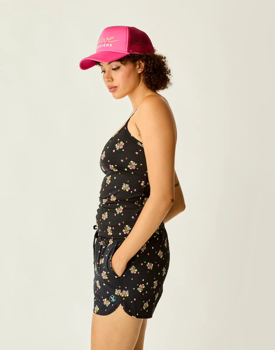 Stinson Tankini: Black Floret - FINAL SALE - Image 2