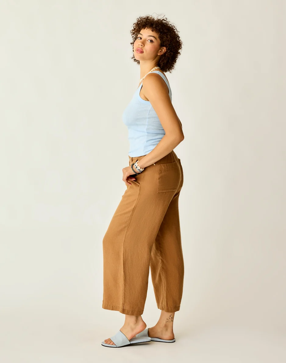 Suki Linen Pant: Rum Chambray - FINAL SALE - Image 4