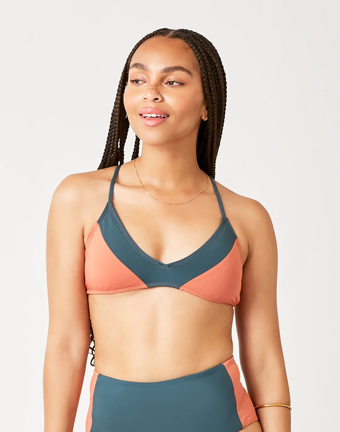 Tamarindo Colorblock Top: Eden w. Clay - FINAL SALE