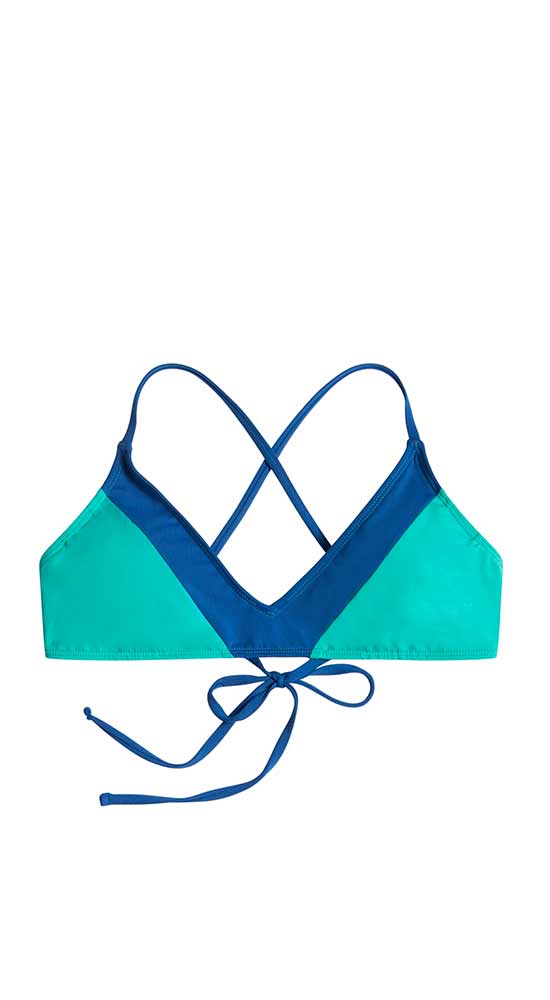 Tamarindo Colorblock Top: Royal Blue w. Ceramic - FINAL SALE - Image 5