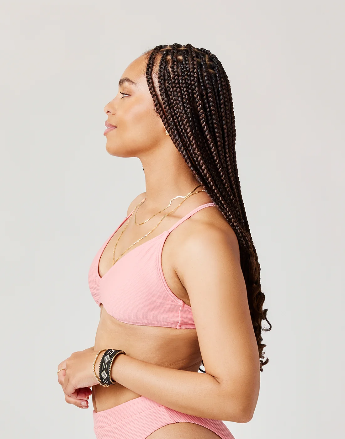 Tamarindo Top: Grapefruit Texture - FINAL SALE - Image 2