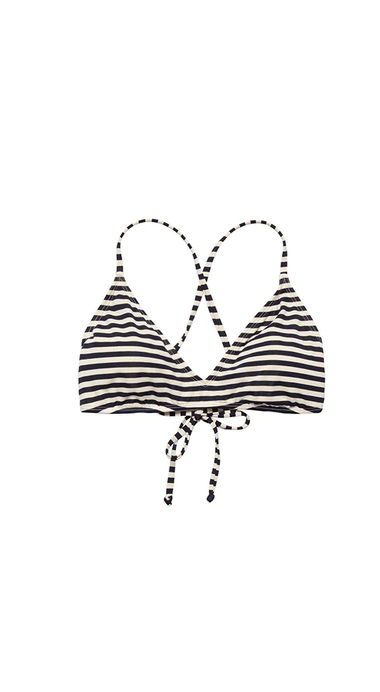 Tamarindo Top: Navy Stripe - FINAL SALE - Image 4
