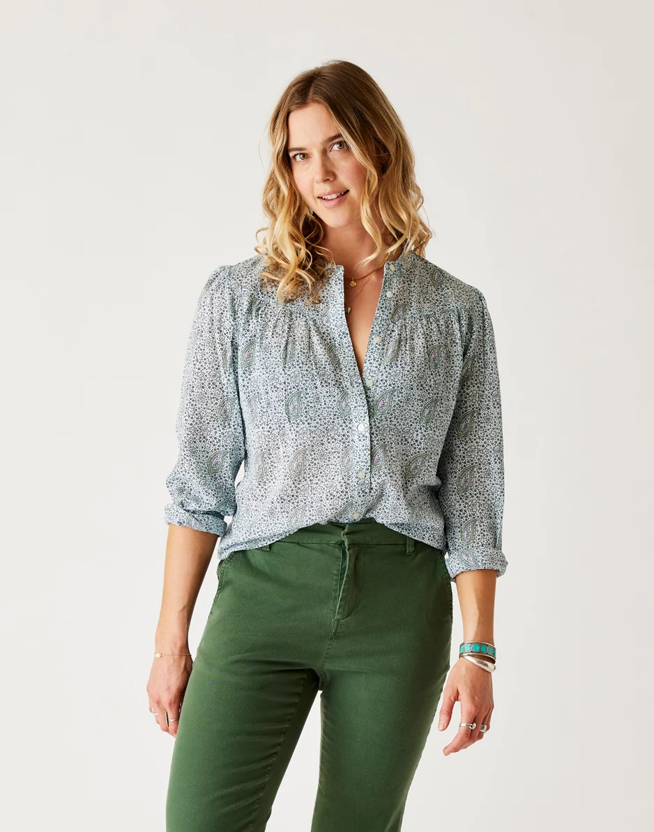 Tatum Gauze Top: Paisley - FINAL SALE