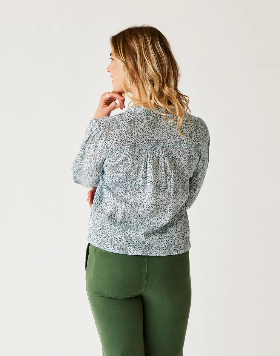 Tatum Gauze Top: Paisley - FINAL SALE - Image 3