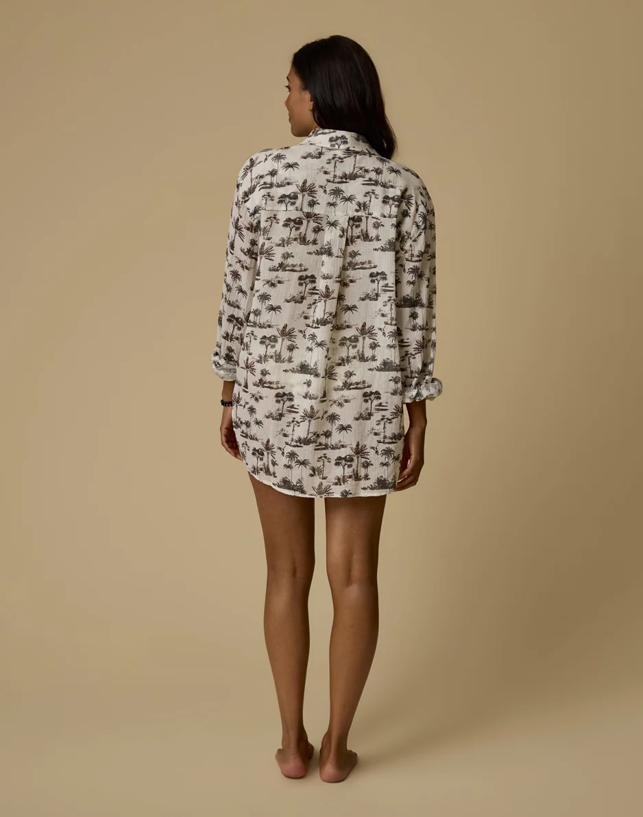 Taylor Gauze Tunic: Toile - Image 4