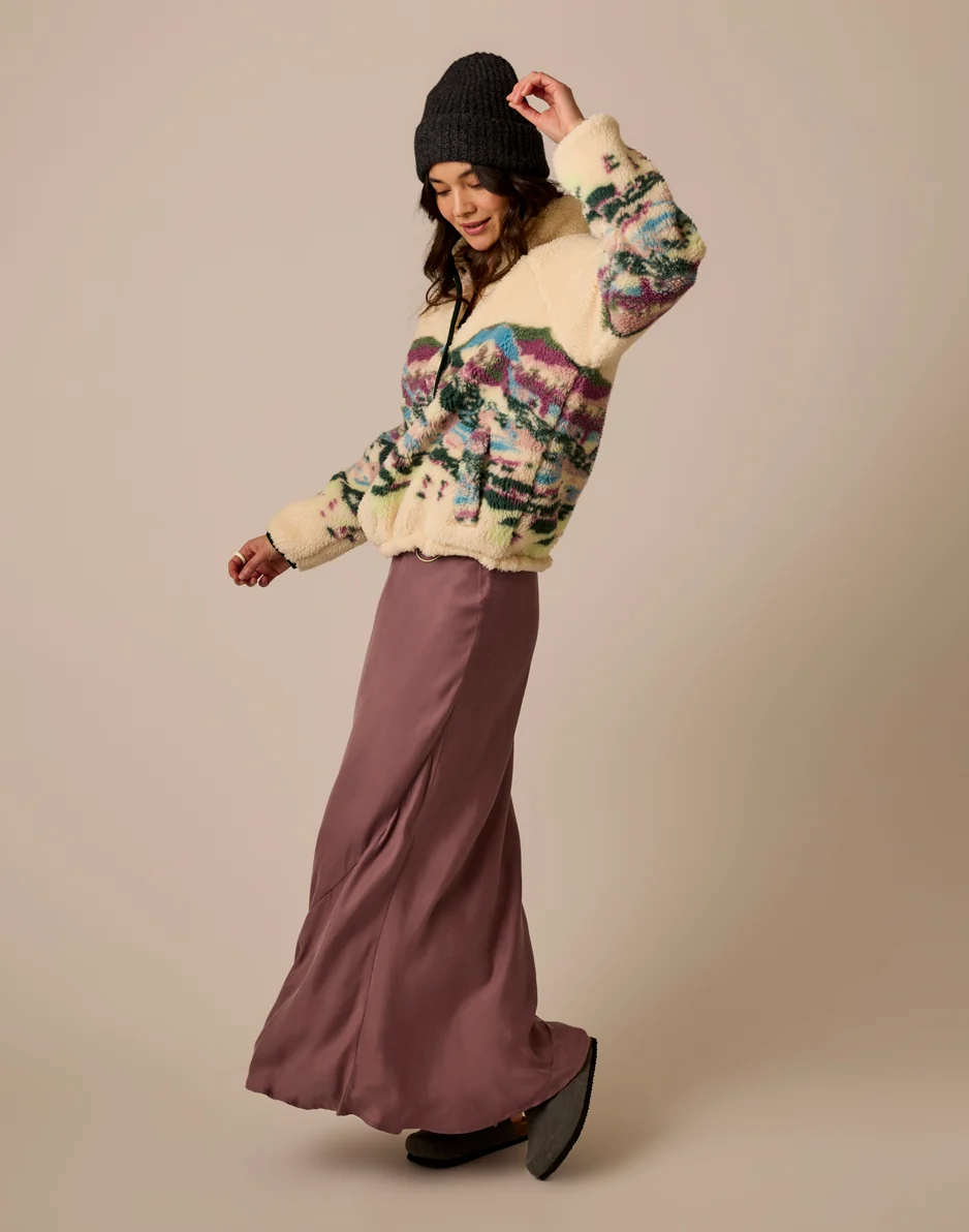 Tess Kindsilk Skirt: Rose Taupe - Image 4