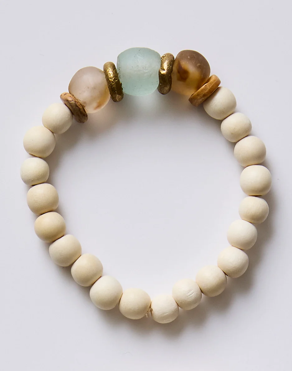 Trio Stack Bracelet Set: Multi - Image 3