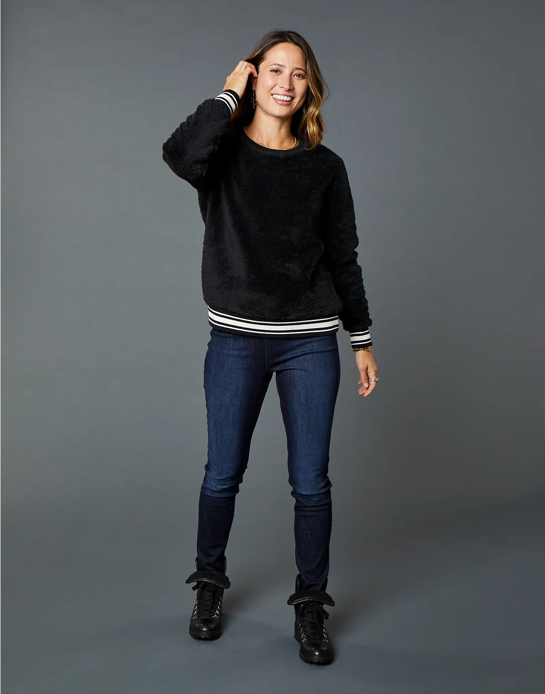 Windsor Top : Black - FINAL SALE - Image 2