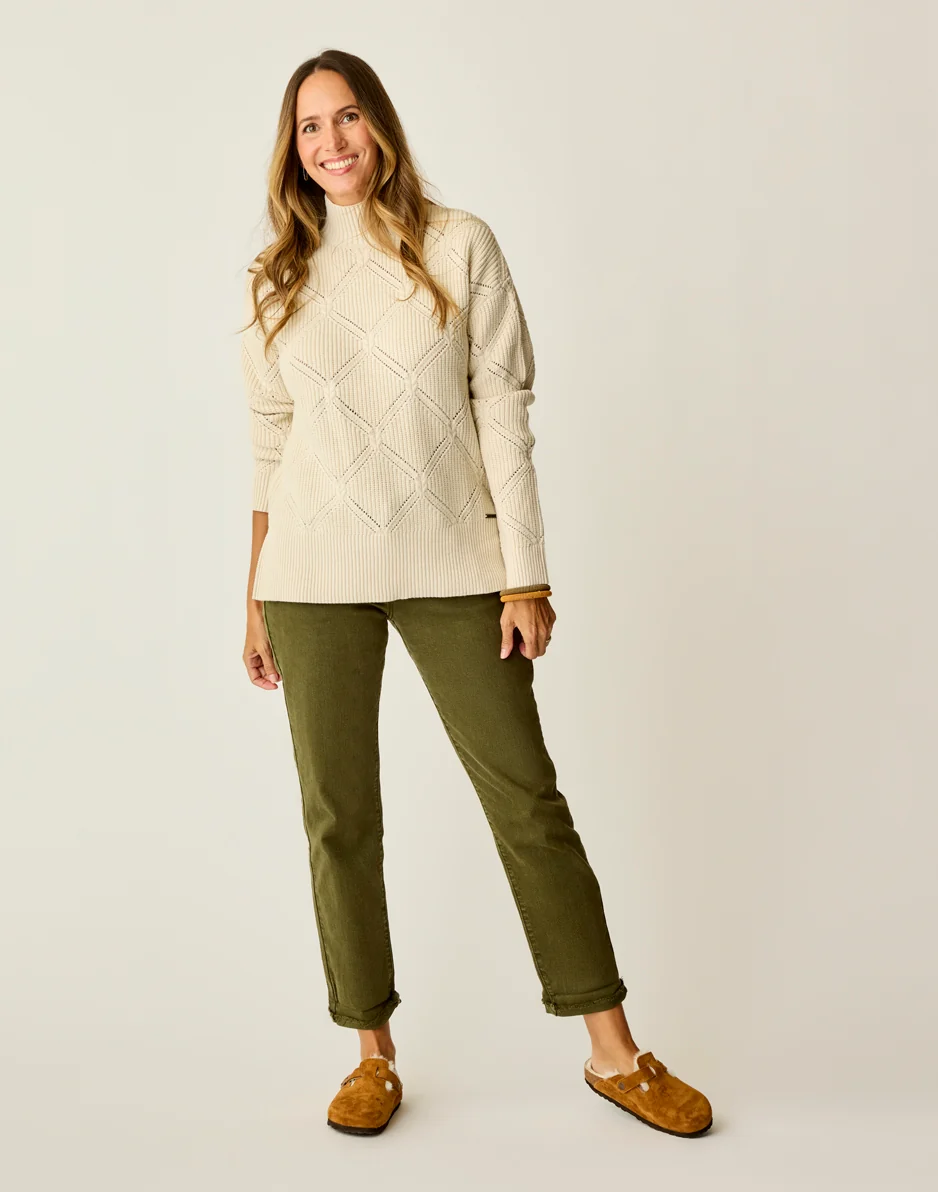 Woodward Allover Sweater: Birch - Image 4