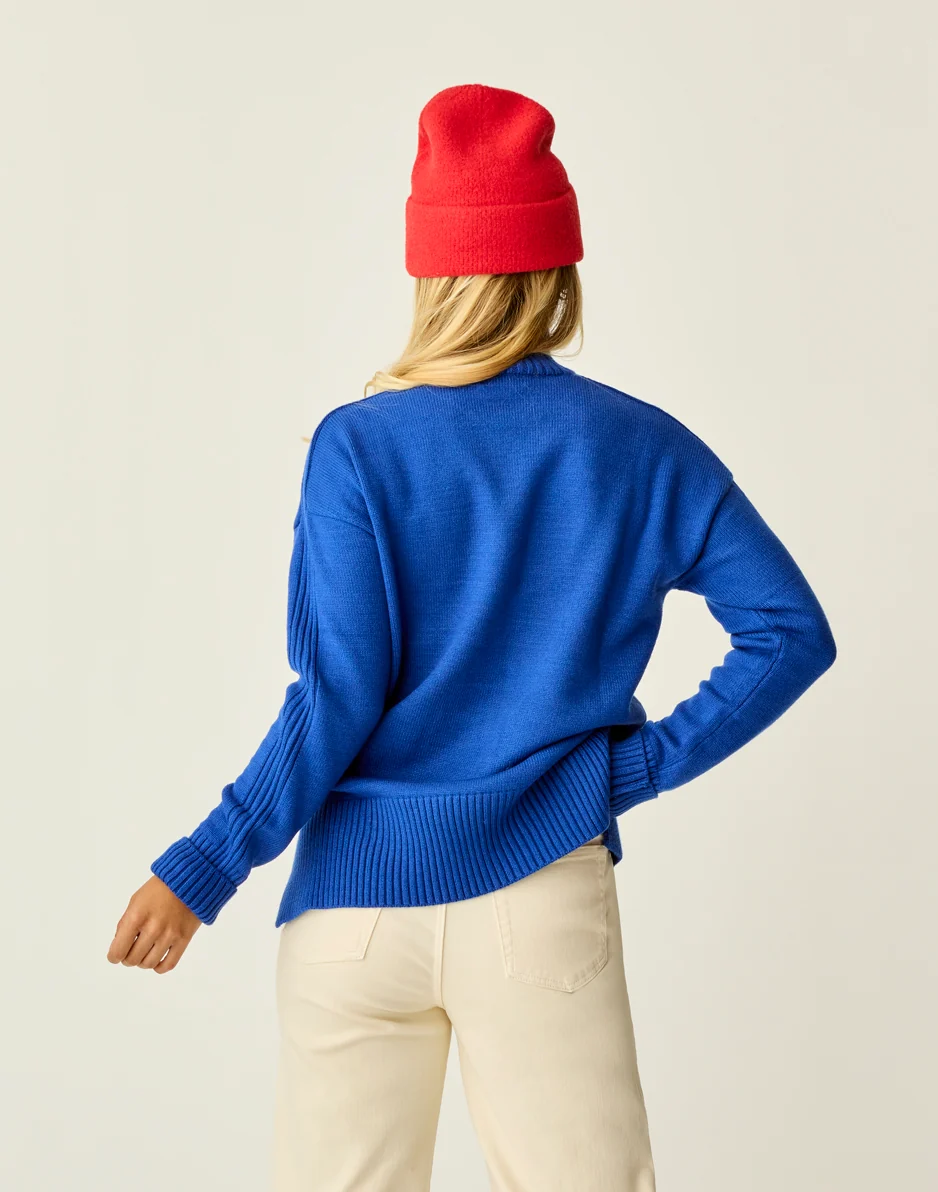 Woodward Sweater: Capri Heather - Image 3